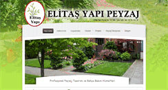 Desktop Screenshot of elitaspeyzaj.com